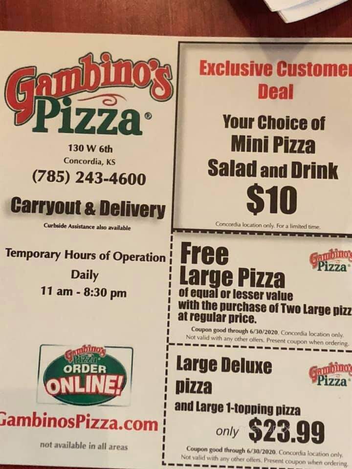 Gambino's - Concordia, KS menu_pic