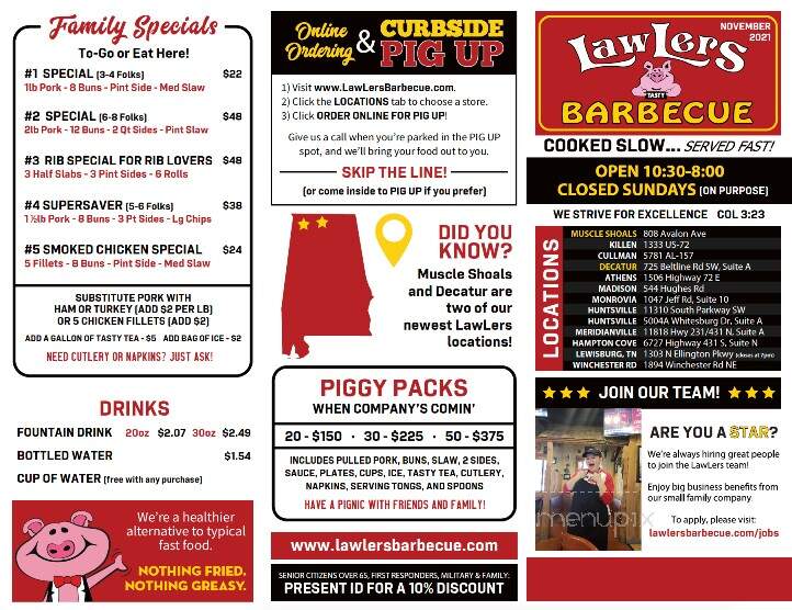 LawLers Barbecue - Madison, AL