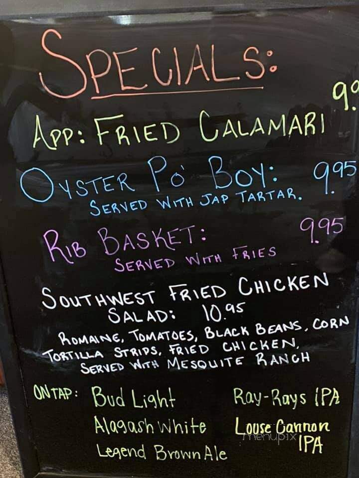 Trackside Grill - Ashland, VA menu_pic