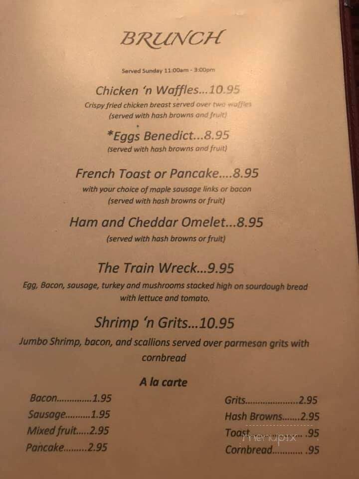 Trackside Grill - Ashland, VA menu_pic