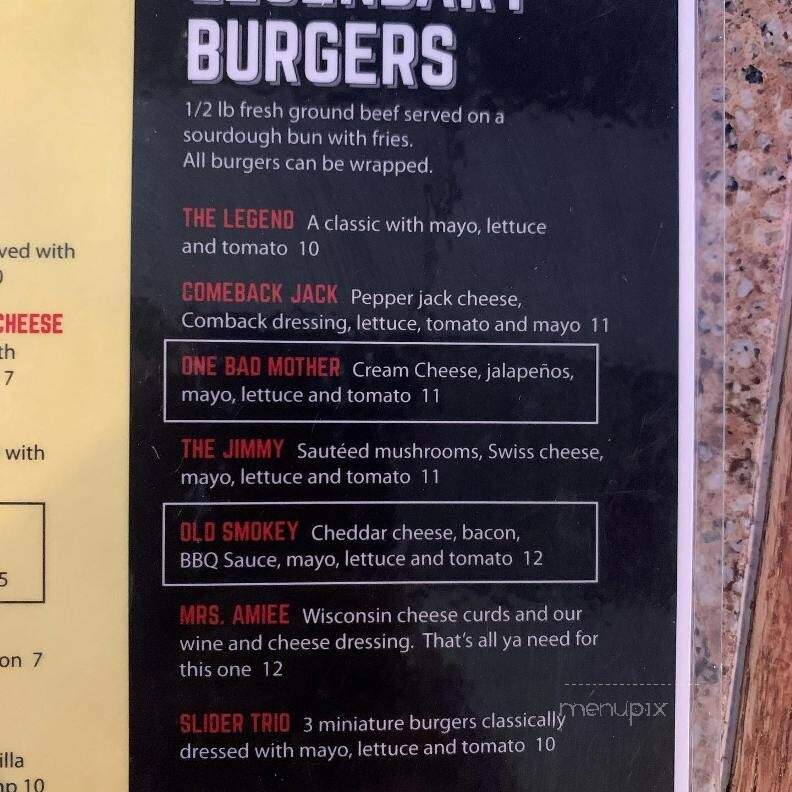 Mississippi Legends Grill - Flowood, MS menu_pic