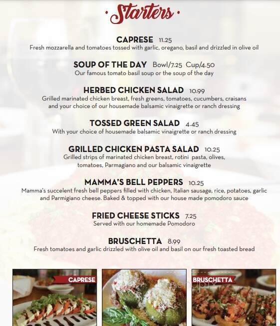 Joe's Italian Pizza, Pasta & Caffe - Alabaster, AL menu_pic