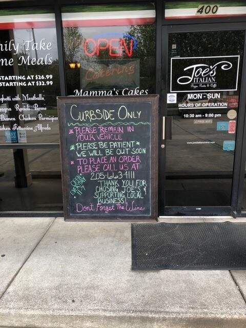 Joe's Italian Pizza, Pasta & Caffe - Alabaster, AL menu_pic