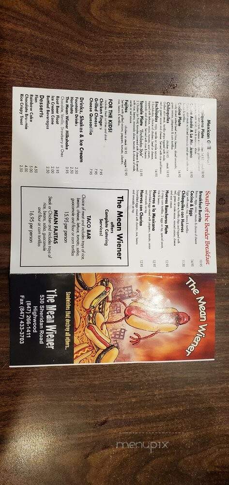 The Mean Wiener - Highwood, IL menu_pic