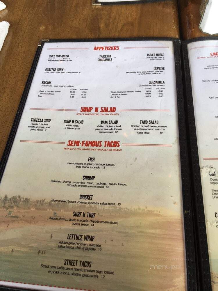 Baja Grill - Keller, TX menu_pic
