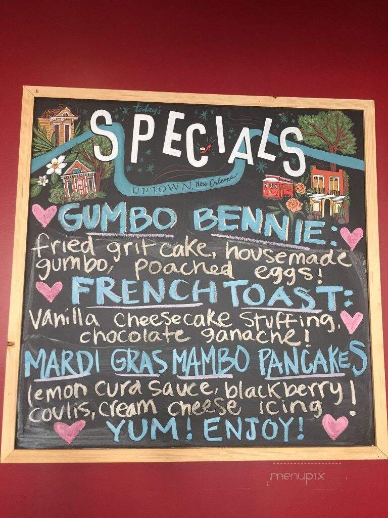 The Ruby Slipper Cafe - New Orleans, LA menu_pic