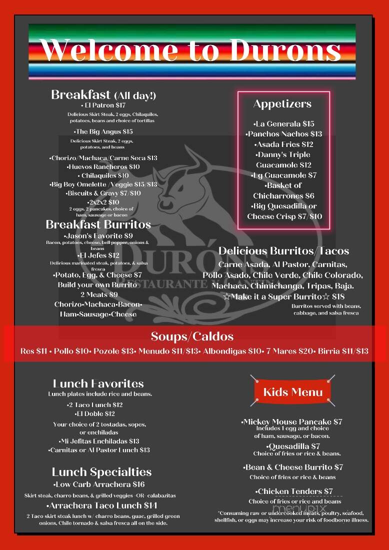 El Zarape - Yuma, AZ menu_pic