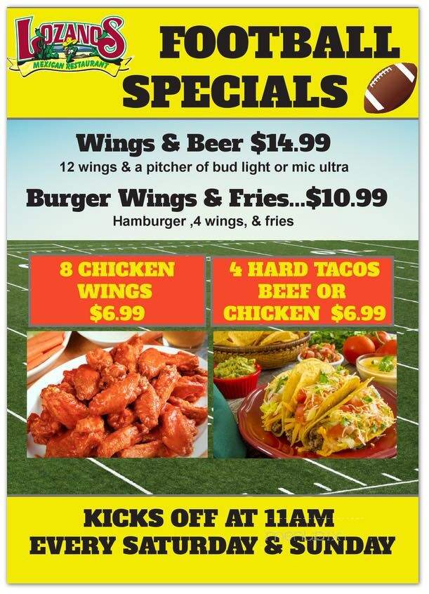 Lozano's Mexican Restaurant - Immokalee, FL menu_pic