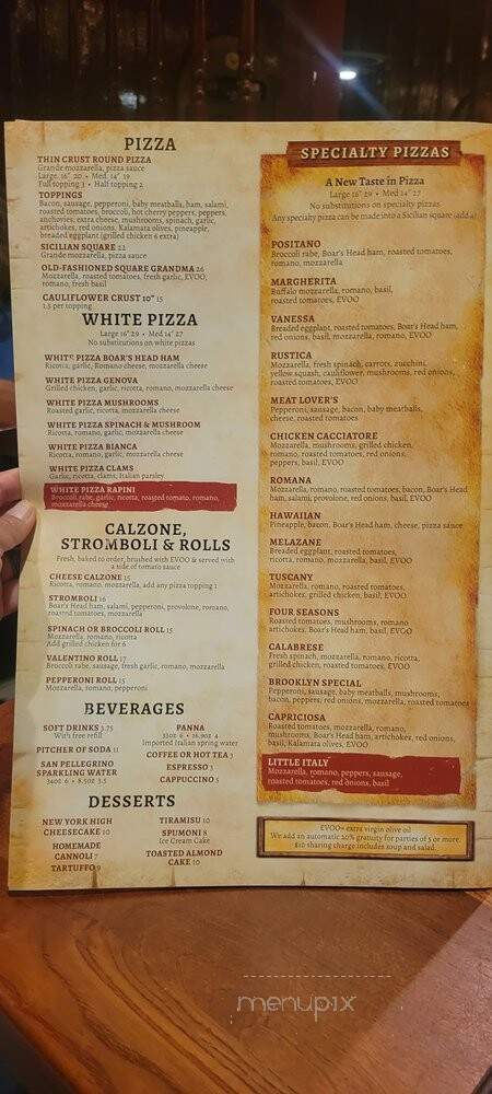 Mamma Mia Italian Restaurant - Boynton Beach, FL menu_pic