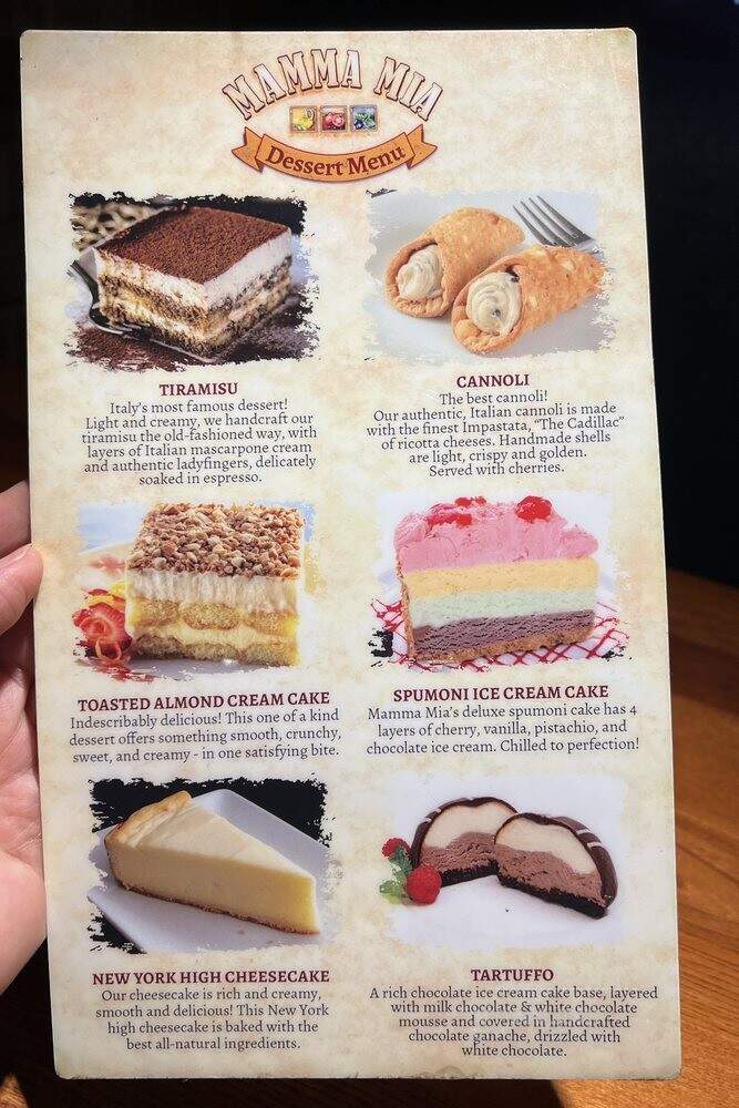 Mamma Mia Italian Restaurant - Boynton Beach, FL menu_pic