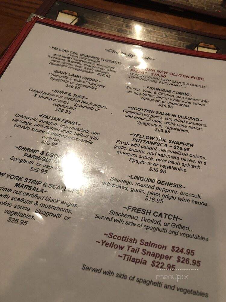Mamma Mia Italian Restaurant - Boynton Beach, FL menu_pic