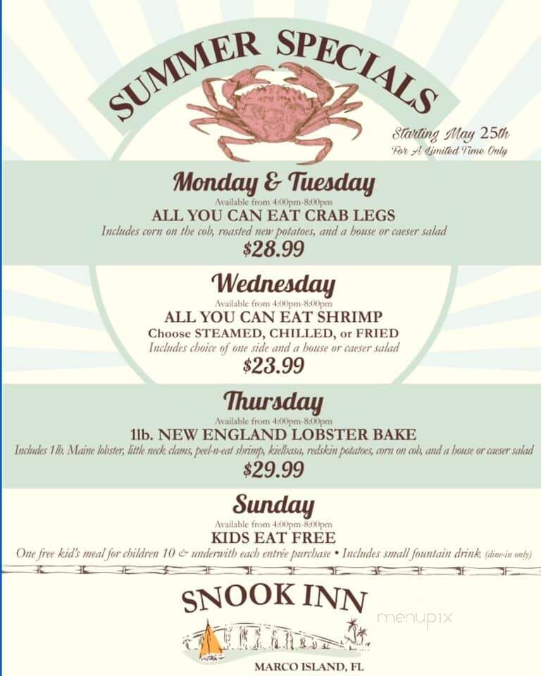 Snook Inn - Marco Island, FL