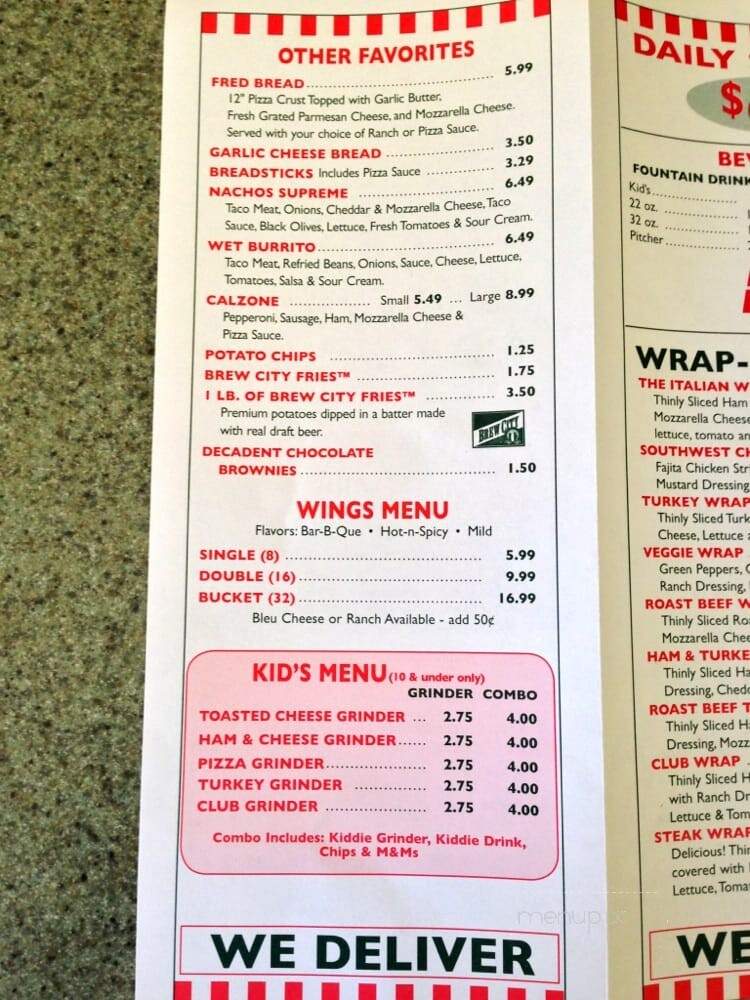 Pentwater Pizza's & Grinders - Pentwater, MI menu_pic