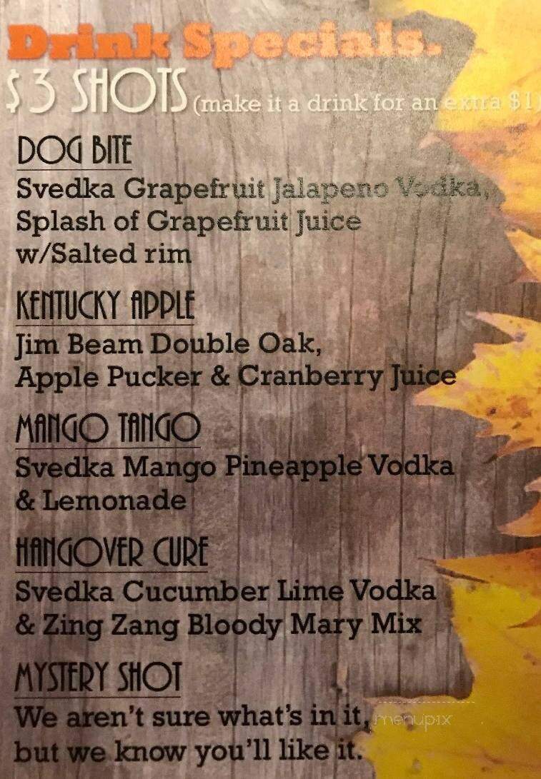 Embassy Bar & Grill - West Olive, MI menu_pic