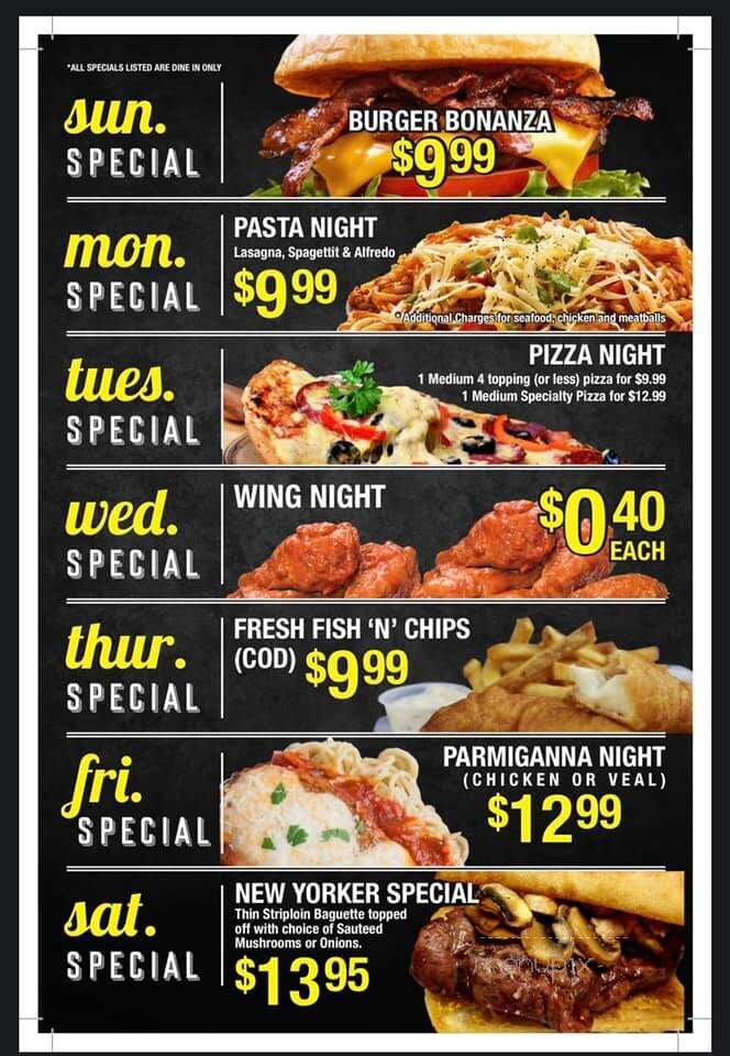 Tops Pizza & Steakhouse - Calgary, AB menu_pic