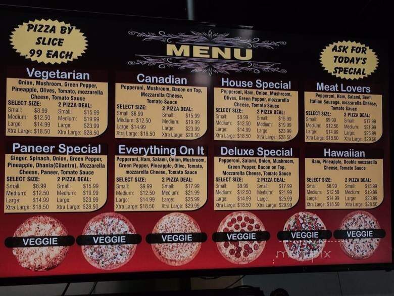 Queensboro Pizza - New Westminster, BC menu_pic