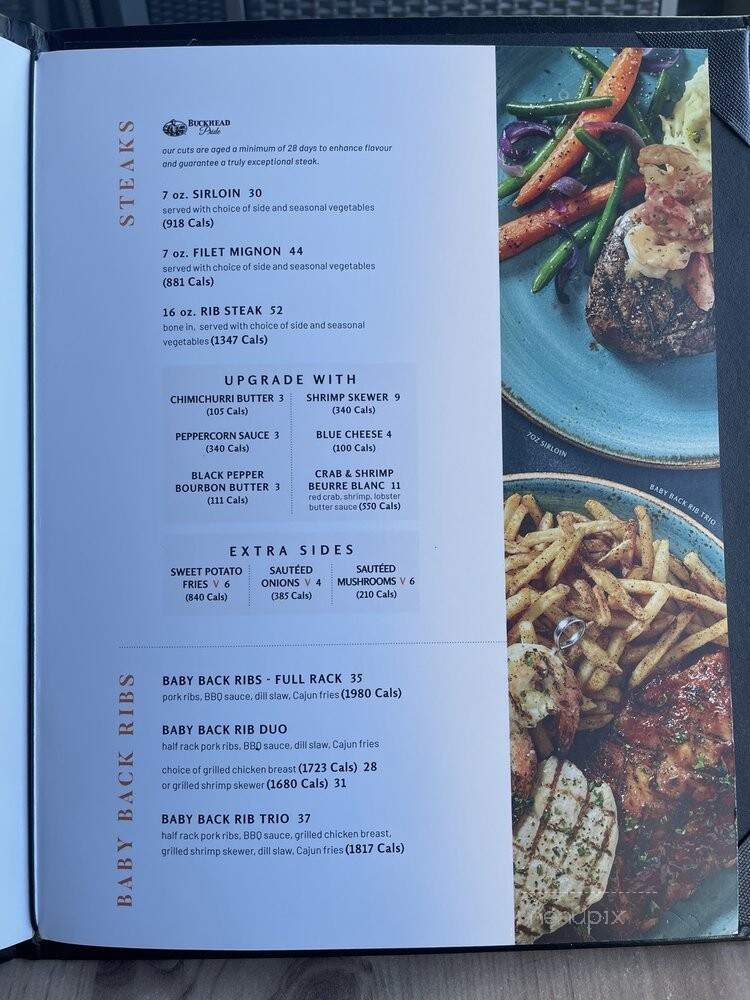 Milestones Grill + Bar - Ottawa, ON menu_pic