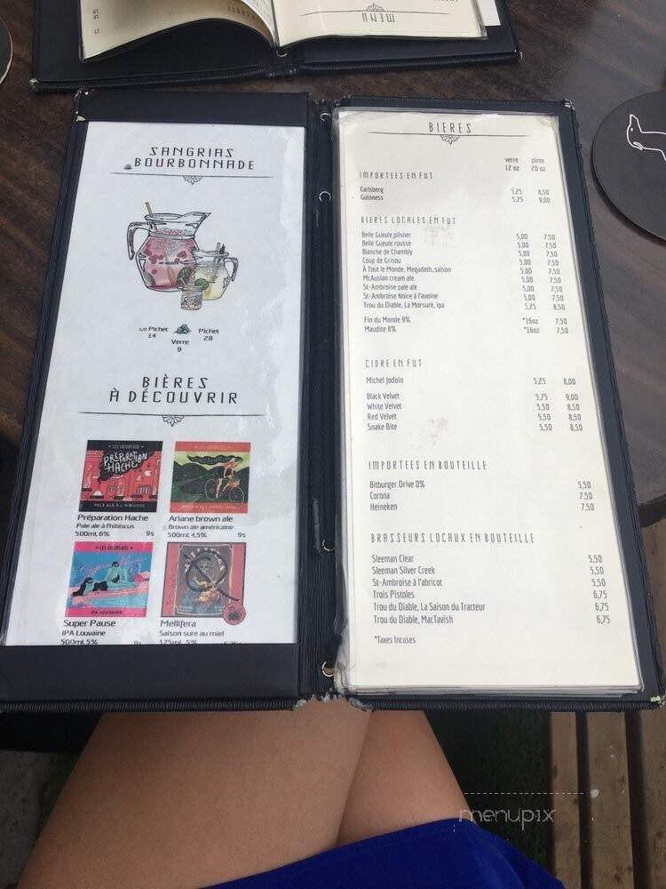 Nyks Pub & Grill - Montreal, QC menu_pic
