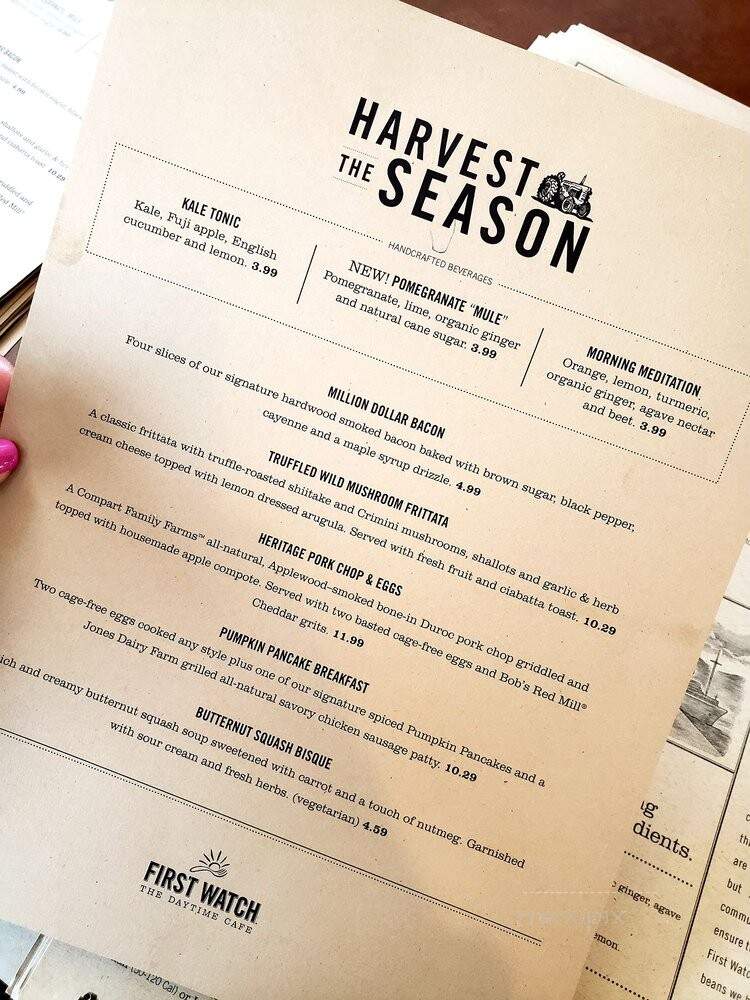 First Watch Restaurants - Pikesville, MD menu_pic