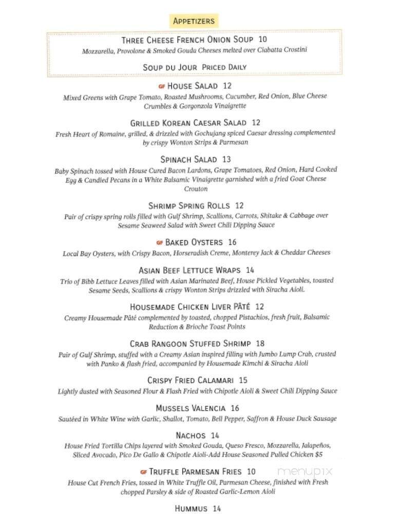 Legal Spirits Tavern - Easton, MD menu_pic