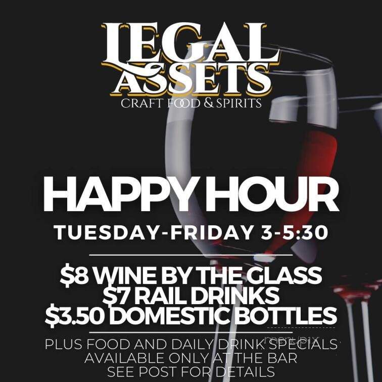 Legal Spirits Tavern - Easton, MD menu_pic