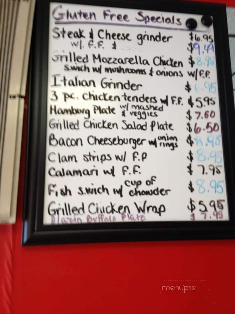 Alice's Diner Breakfast & Lnch - Fall River, MA menu_pic