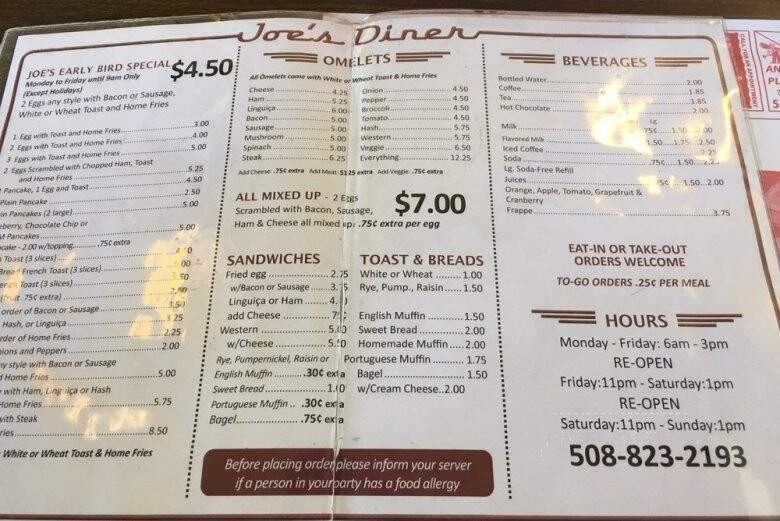 Joe's Diner - Taunton, MA