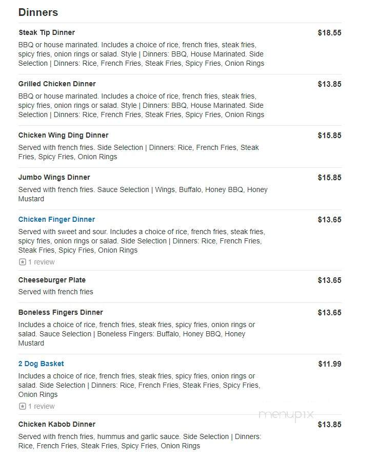 Main Street Deli - Weymouth, MA menu_pic