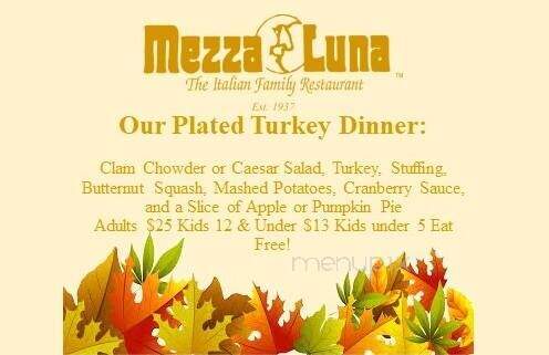 Mezza-Luna Restaurant - Buzzards Bay, MA