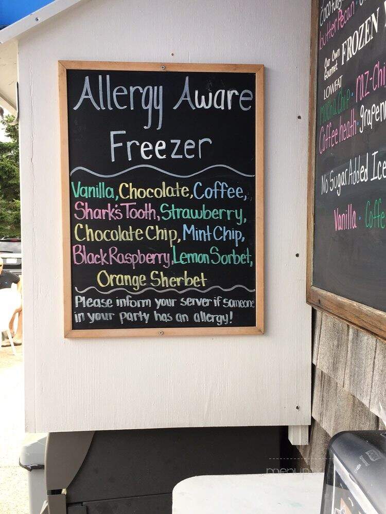 Sundae School Ice Cream - Harwich Port, MA menu_pic