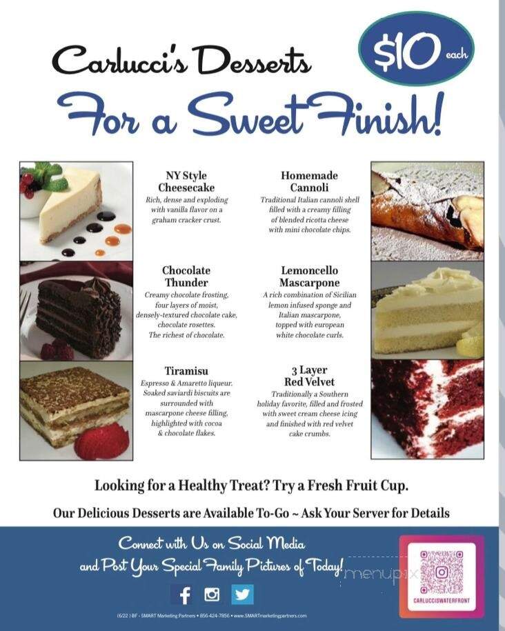 Carlucci's Waterfront - Mount Laurel, NJ menu_pic