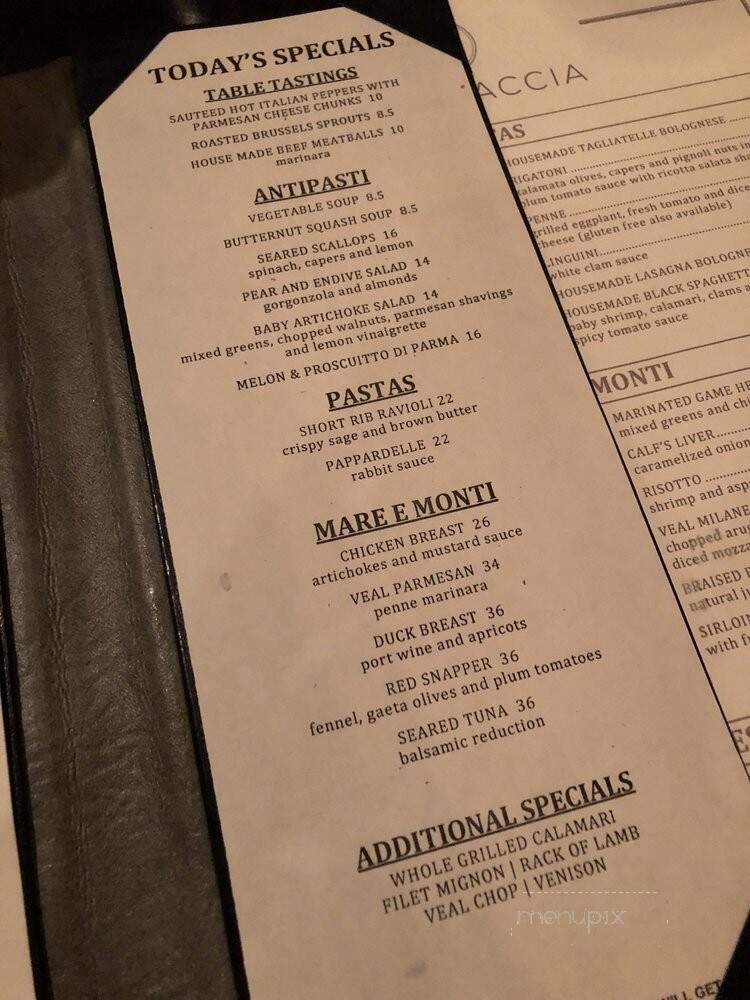 La Focaccia - Summit, NJ menu_pic