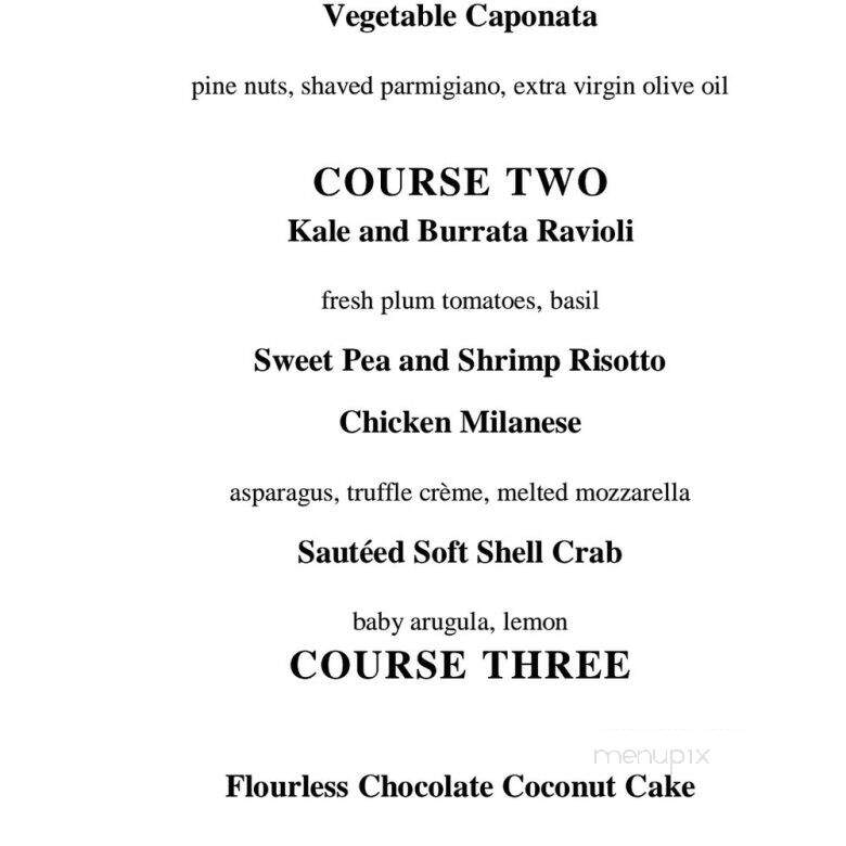 La Focaccia - Summit, NJ menu_pic