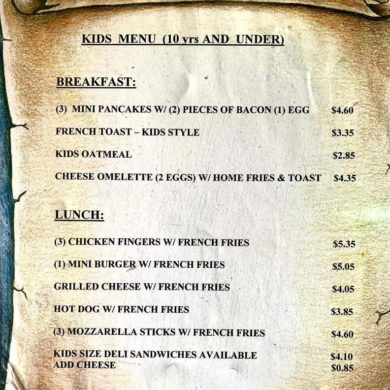 Cozy Corner Deli - Union, NJ menu_pic