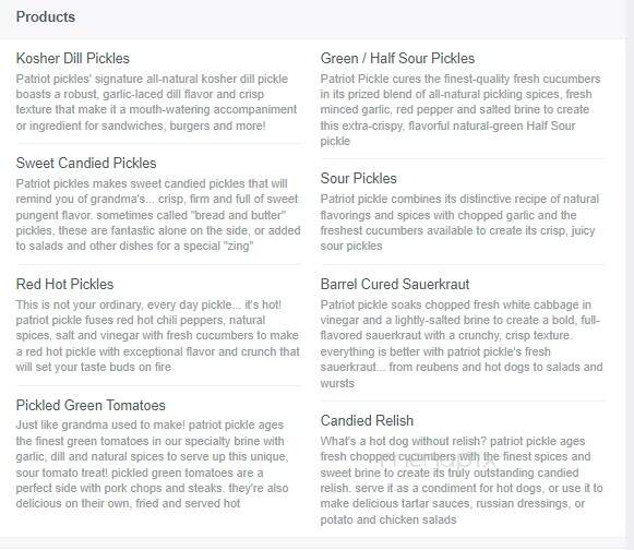 Patriot Pickle - Wayne, NJ menu_pic