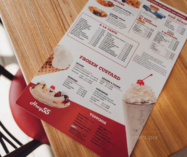 Hwy 55 Burgers Shakes & Fries - Swansboro, NC menu_pic