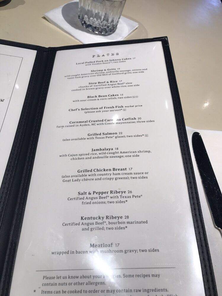 Lucky 32 Restaurant - Greensboro, NC menu_pic