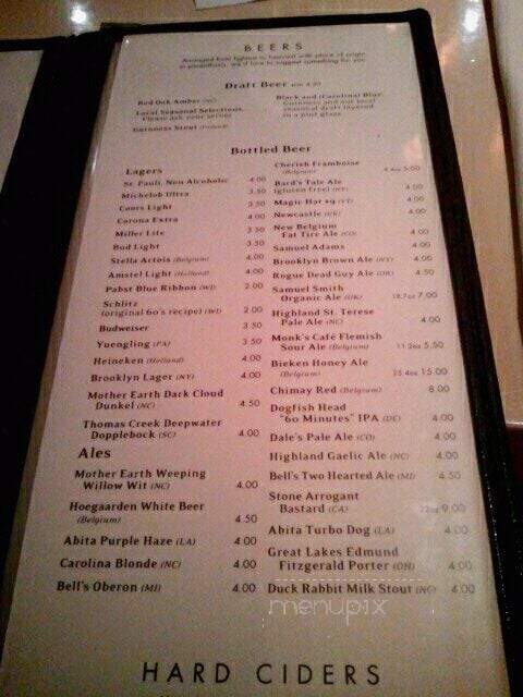 Lucky 32 Restaurant - Greensboro, NC menu_pic