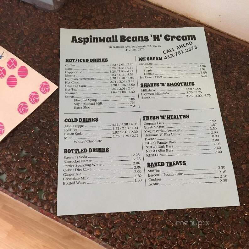 Aspinwall Beans 'N' Cream - Aspinwall, PA