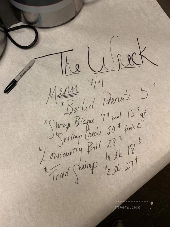 Wreck-The Richard & Charlene - Mount Pleasant, SC menu_pic