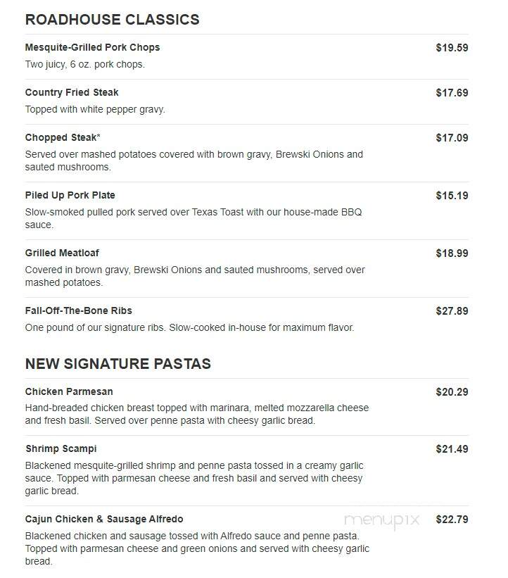 Logan's Roadhouse - Jackson, TN menu_pic