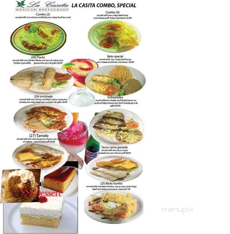 La Casita - Navasota, TX menu_pic