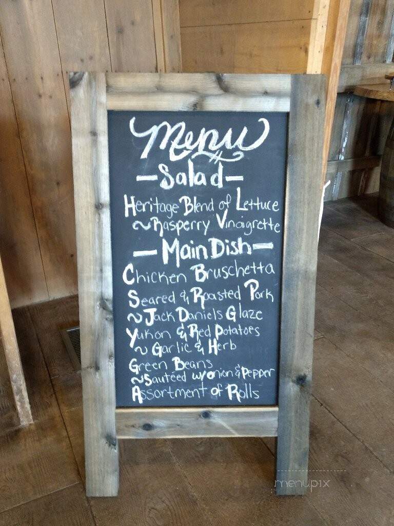 Springbrook Chapel - Burnett, WI menu_pic