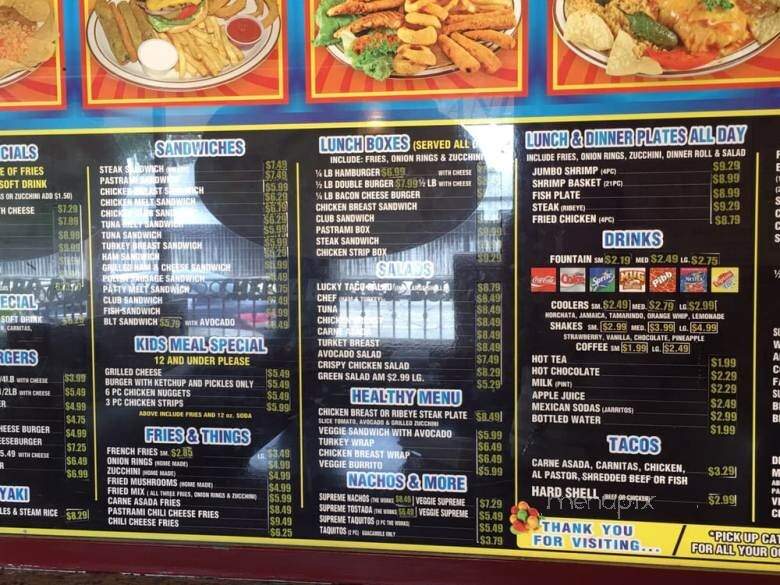 Lucky Guys - Downey, CA menu_pic