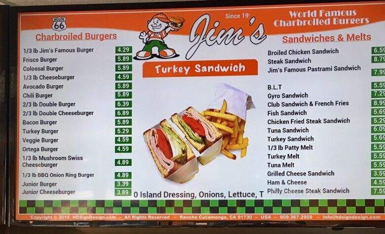 Jim's Burgers - Upland, CA