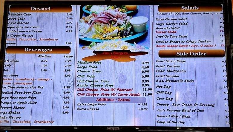 Jim's Burgers - Upland, CA menu_pic