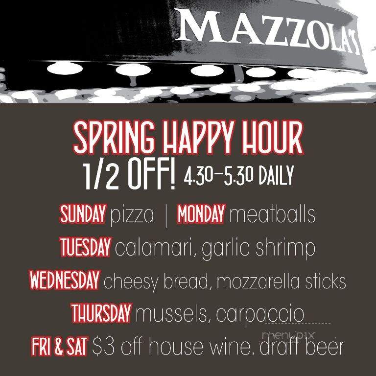 Mazzola's Italian Restaurant - Steamboat Springs, CO menu_pic