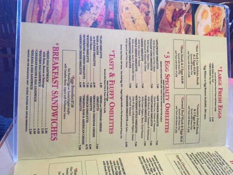Applewood Restaurant & Bar - Bristol, CT menu_pic
