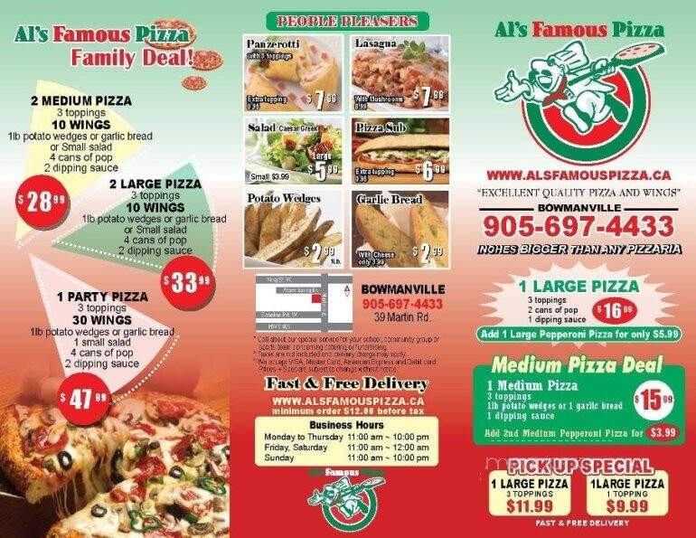 Al's Famous Pizza - Bowmanville, ON