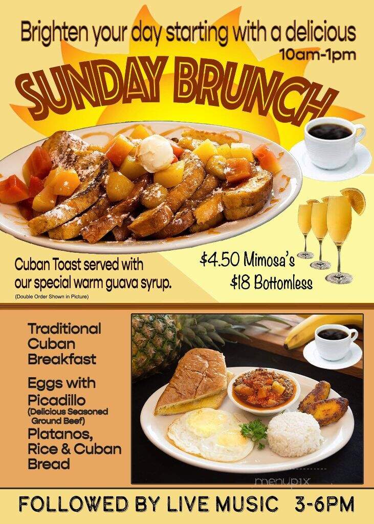 Copa Cubana - Ventura, CA menu_pic